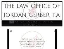 Tablet Screenshot of gerberfamilylawfirm.com